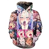 Unisex 3D Print Funny Long Sleeve Hip Hop Summer Hoodies T-Shirts Tracksuit Pullovers
