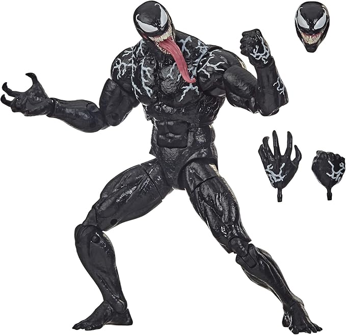Amazon.com: Hasbro Marvel Legends Series Venom 6-inch Collectible Action Figure Venom Toy, Premium Design and 3 Accessories: Toys \u0026 Games