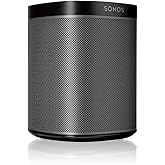 SONOS Play:1 Compact Wireless Speaker for Streaming Music. Compatible with Alexa. (Black) (Renewed)