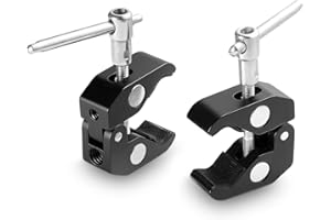 SmallRig Super Clamp(2 Pack) Magic Arm Clamp for DJI Ronin, Camera Monitor, LED Light 2058