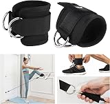 Fentar Adjustable Ankle Straps for Cable Machine with Double D-Ring view 6