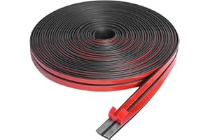 DGSL Windshield Rubber Seal Strip, Car Weather Stripping Adhesive T-Shape Windshield Trim Molding for Car Front Rear Windshie