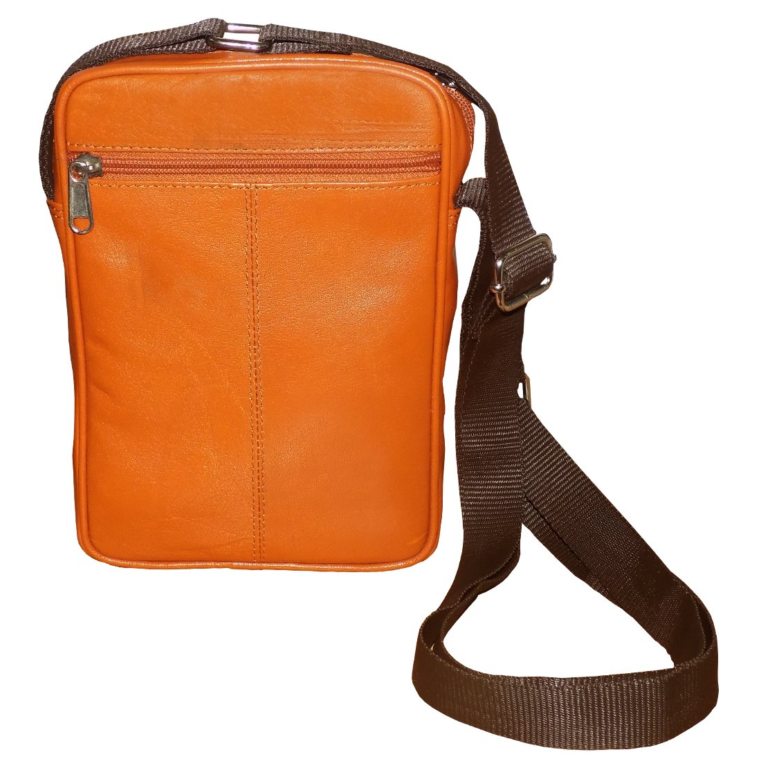 style98 tan genuine leather travel messenger bag for men,boys,girls & women