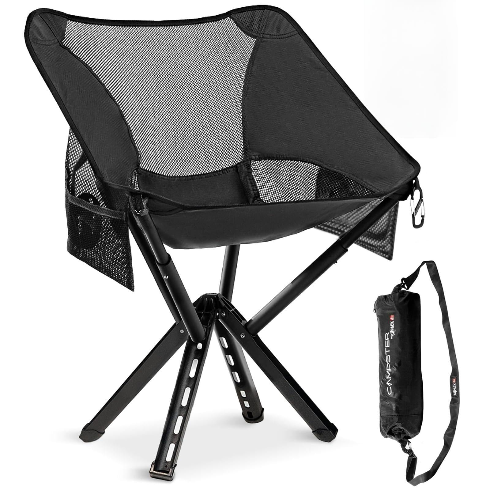 Photo 1 of Sitpack Campster 2.0 Backpacking Chair, 5S Quick Set-up Lightweight Portable Camping Chair Folding Compact Small Beach Seat for Adults with Aluminum Frame & Carry Bag for Outdoor Hiking Travel Fishing