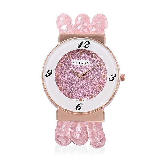  Beads Bracelet Watch Stainless Steel Gift