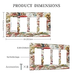 Cartoon Red Mushroom Quad Rocker Decora Light