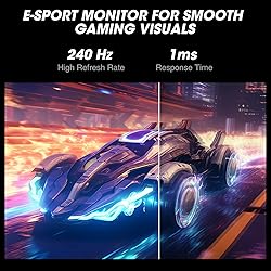 KOORUI GN02 27-inch 240Hz Gaming Monitor, 1ms FHD