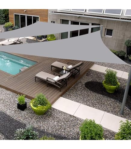 Amazon.com : KANAGAWA Sun Shade Sail 16'x16' Sand Rectangle UV