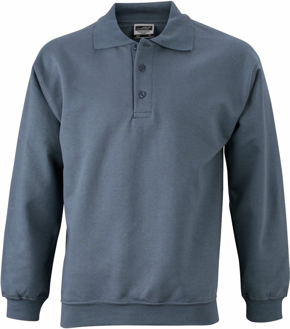 polo style sweatshirt