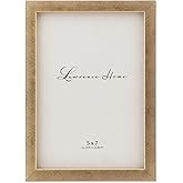 Lawrence Frames - 708057 Galvanized Expressions Chloe Contemporary Gold Picture Frame, 5x7