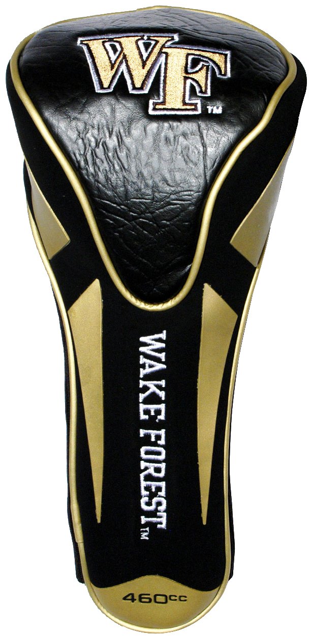 Team Golf NCAA Wake Forest Demon Deacons Single Apex Driver Head Cover Golf Club Single Apex Driver Headcover, Fits All Oversized Clubs, Truly Sleek Design