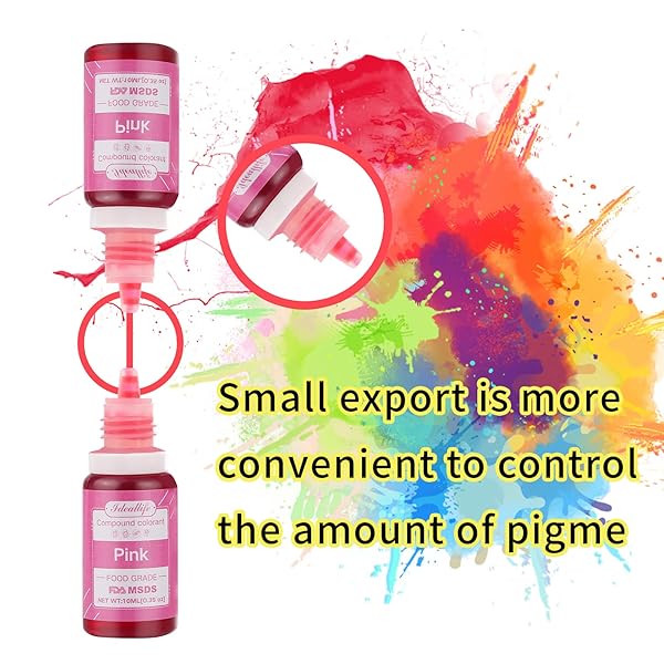 12 COLORS FOOD COLORING, IDEALLIFE FOOD GRADE VIBRANT CAKE FOOD COLORING SET FOR BAKING DECORATING FONDANT AND COOKING – UPGRADED LIQUID CONCENTRATED ICING FOOD COLOR DYE FOR SLIME MAKING DIY CRAFTS