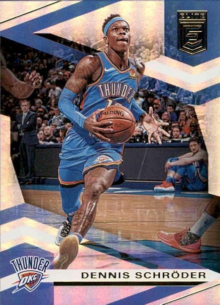 Amazon Com Basketball Nba 2019 20 Donruss Elite 33 Dennis Schroder 33 Nm Near Mint Thunder Collectibles Fine Art