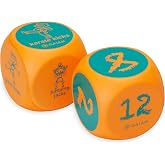 Kidnasium Exercise Dice &amp; Activity Coins, Soft Foam 6-Sided Movement Dice Fun Educational Classroom Gym Learning Game for Active Boys &amp; Girls Ages 4 and Up