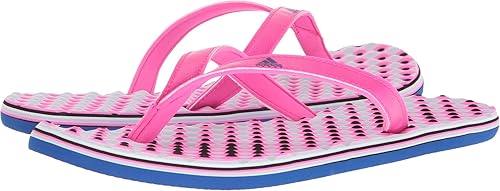 adidas Women's Eezay Flip Flop, Shock Pink/Collegiate Royal/aero