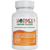 Hormex Rooting Hormone Powder #3 | for Moderately Easy to Root Plants | Fast IBA Rooting Powder Compound for Strong and Healt