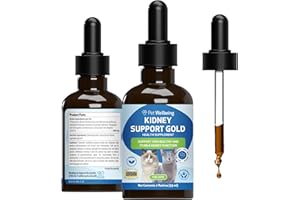 Pet Wellbeing Kidney Support Gold for Cats - Holistic Supplement, Supports Normal Kidney Health, Hydration & Energy, Astragal