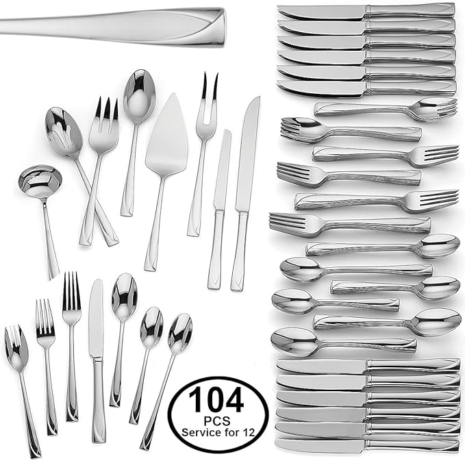 Middleton 104piece Flatware Set by Lenox 18/10 Flatware