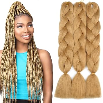 Amazon Com Original Jumbo Braids Hair Extension 3pcs Golden