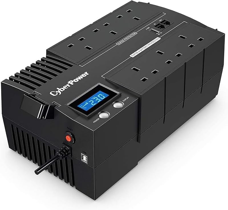 CyberPower -UK BRICs Series 1200VA/720W 6 UK Outlets LCD AVR