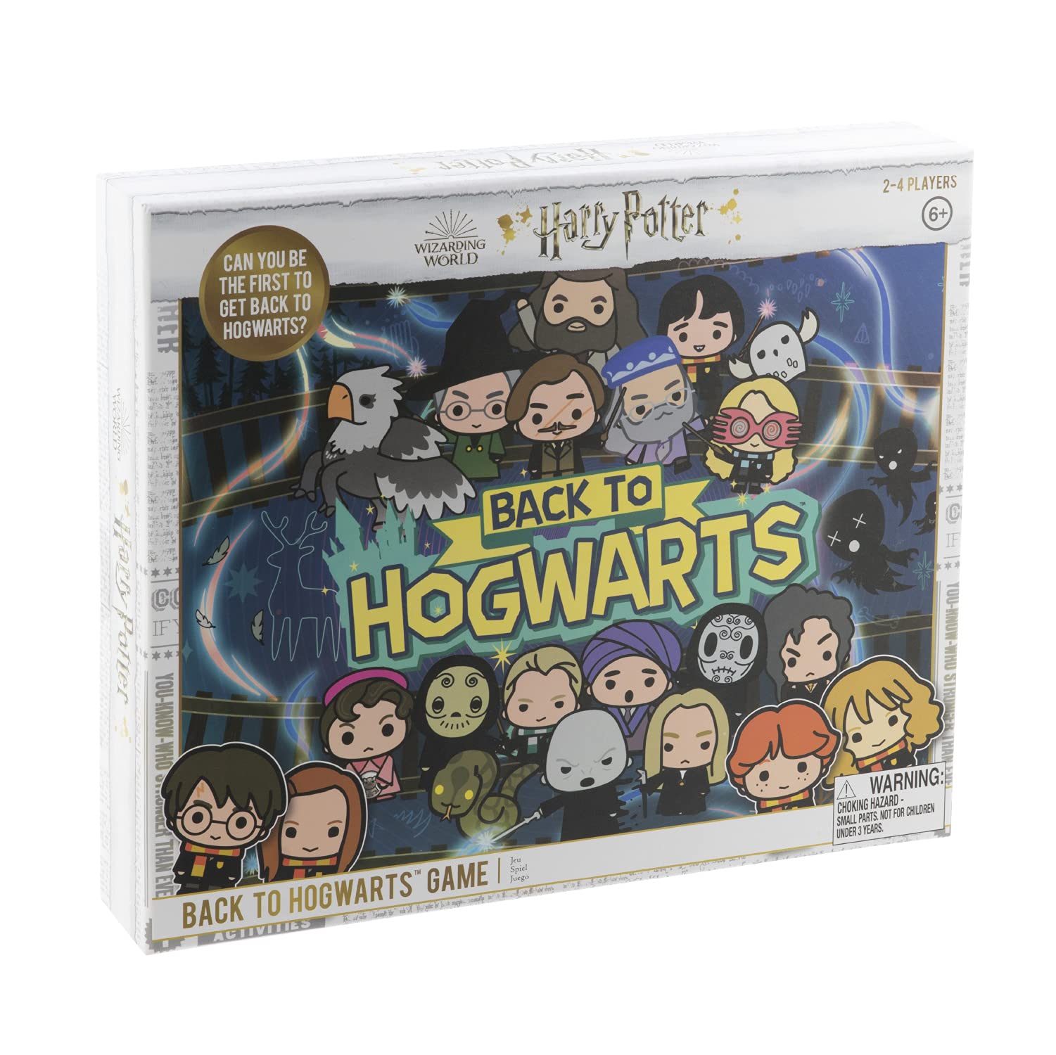 Harry Potter Back To Hogwarts Board Game - Officially Licensed, Fun and Easy Family Game Night Activity for Potter Fans, 2-4 Players, Includes Character Pieces, Spinner, Gameboard Ages 6+| Paladone