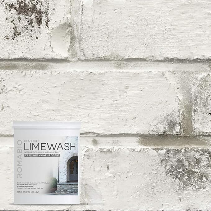 The Differences Between Whitewash and Limewash Paint Fireplace Painting