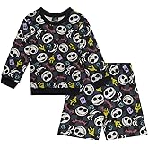 Disney Mickey Mouse Winnie the Pooh Lion King Toy Story Jack Skellington French Terry Sweatshirt & Shorts Newborn to Big Kid