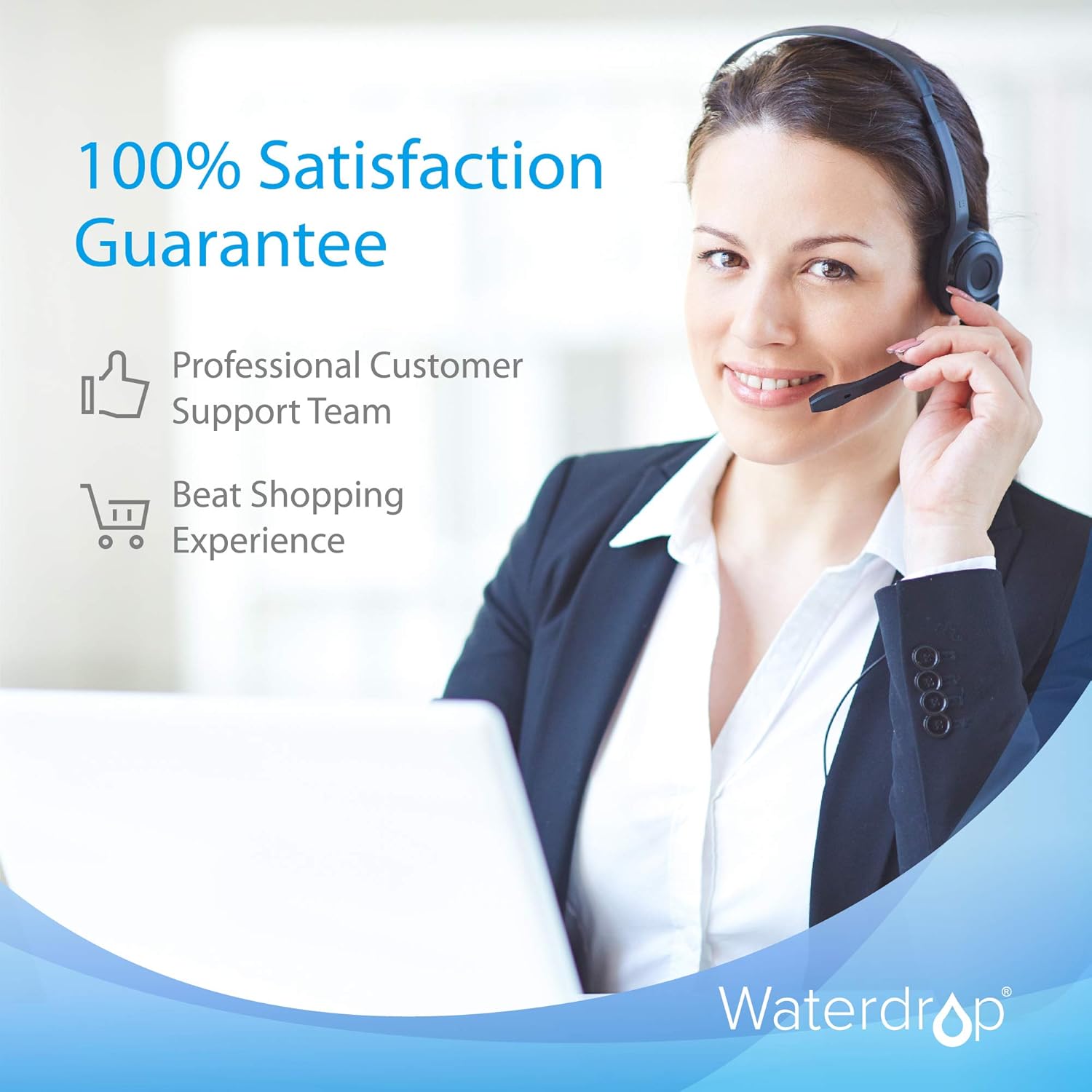 Waterdrop RF-9999 Water Filter, Compatible with Pur RF9999 Faucet Replacement Water Filter, Pack of 6: Home Improvement