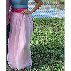 WDPL Women's Long Tutu Tulle Skirt A Line Floor