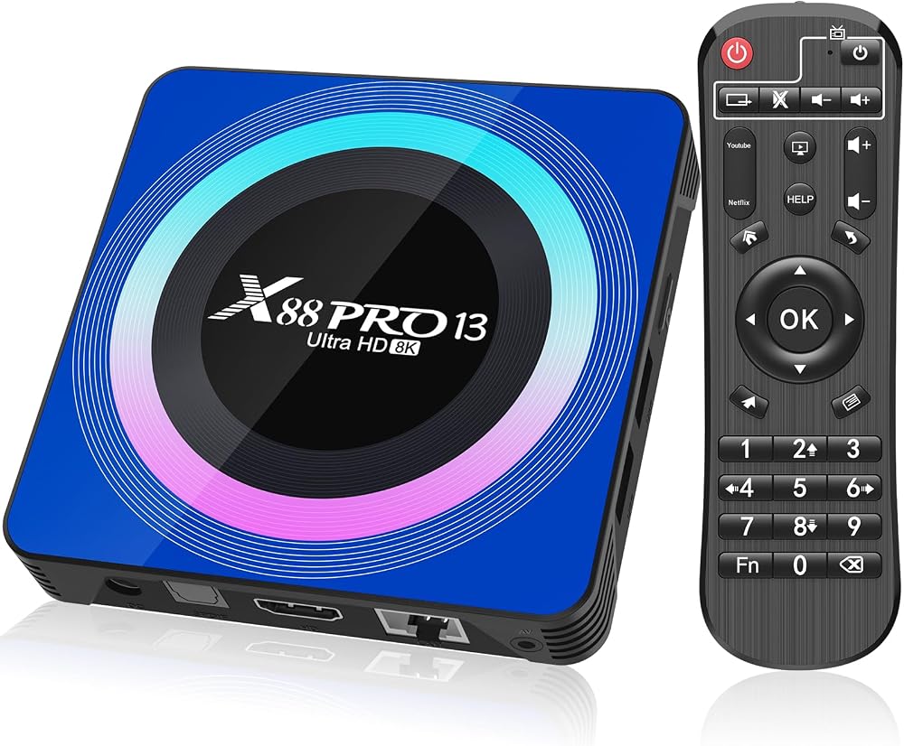 Android 13 TV Box 4GB RAM 32GB ROM 8K HDR+ WiFi 6 BT 5.0 RK3528
