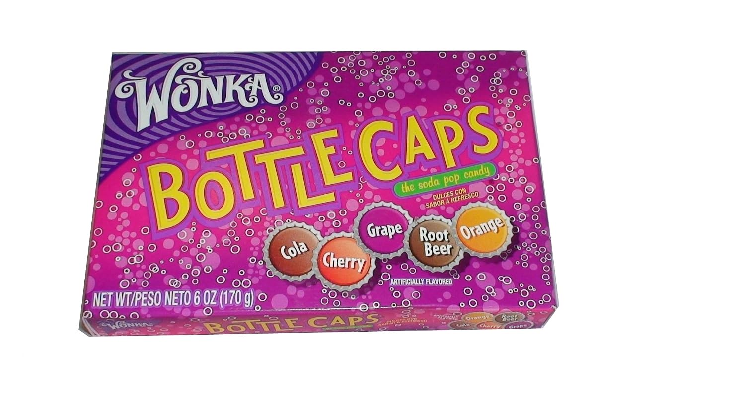 Nestle wonka bottle caps theater Box 6oz (079200113056)