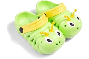 CHARROST Baby Girls Boys Sandals Kid's Cute Lightweight Shoes Summer Premium Cartoon Sandals Children Caterpillar Non-Slip Beach Water Clogs Shoes Garden Slipper