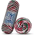 I Love This Yarn Medium – Soft Skein – 252 Yards of 97% Acrylic & 3% Metallic Polyester Yarn for Crocheting Blankets, Hats, & More – DIY Handcrafting Accessories
