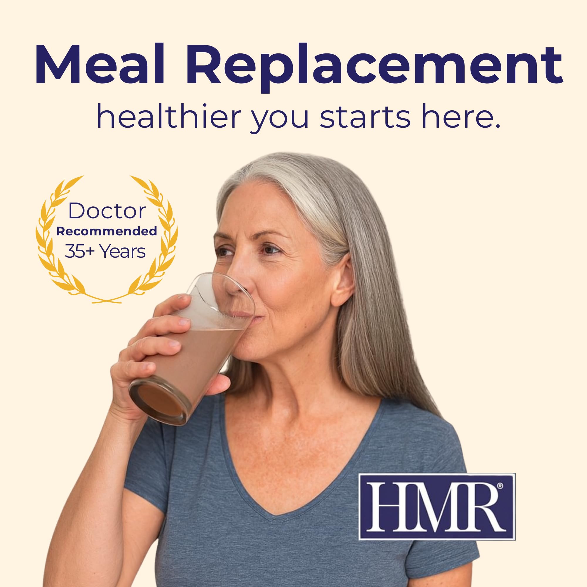 HMR 120 Vanilla Shake Meal Replacement Powder | Vanilla Shake Mix to Support Healthy Weight Loss | 12g of Protein | Nutritional Drink | Low Calorie Food | 12 Servings