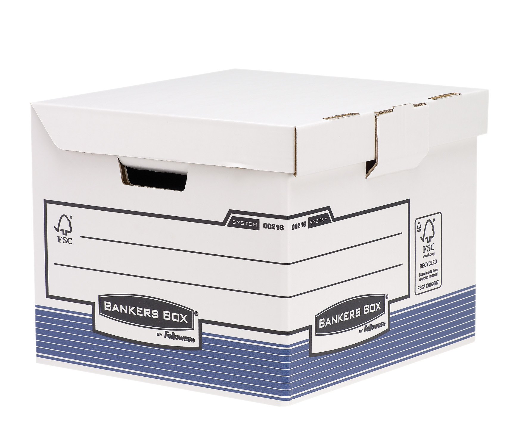 Buy Bankers Box System with Hinged Lid Storage Box Cube with FastFold