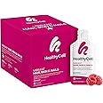 Healthycell Vibrant Hair, Skin & Nails - Hair Vitamins with Liquid Collagen for Women - Hyaluronic Acid Supplement with Collagen Peptides, Vitamin E, Biotin - Maximum Absorption - 30 Gel Packs