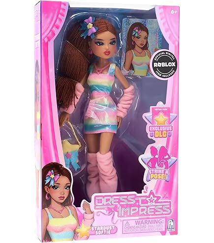 Amazon.com: Dress to Impress Fashion Doll Lana Series 1 with DLC Token :  Toys & Games