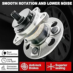 2Pcs 512370 Rear Wheel Bearing Hub Assembly