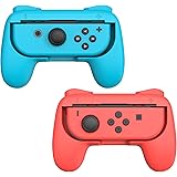 TALK WORKS Grips for Nintendo Switch Joycon Controller 2 Pack - Game Accessories Joy-Con Handheld Joystick Remote Control Hol