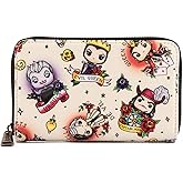 Loungefly POP Disney Villains Tattoo All Over Print Faux Leather Wallet