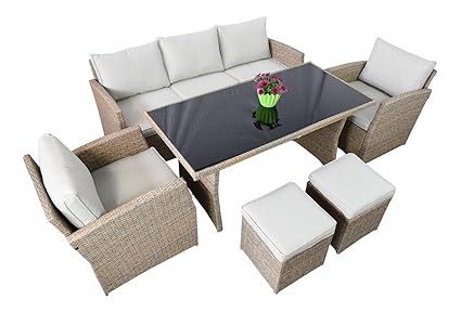 Terasa Terrassenmöbel Polyrattan Dining Lounge Möbel Ratanmöbel