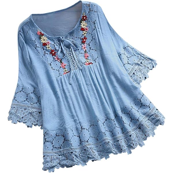 【Eaphi】cotton lace patchwork blouse タイムセールeaphi cotton lace patchwork blouse - メルカリ