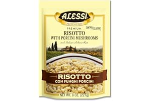 Alessi Funghi Risotto with Porcini Mushrooms, 8-Ounce Packages (Pack of 6)