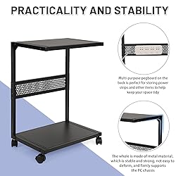 Bfttlity PC Stand Computer Tower Stand 2-Tier Metal