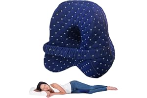 Knee Pillow Revoget Alignment Pillows for Sleeping on Side, Memory Foam Leg Spine & Hip Support Pillow for Side Sleepers, Joi