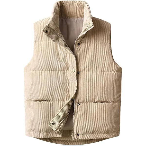 Amazon.com: Corduroy Puffer Vest for Women, Womens