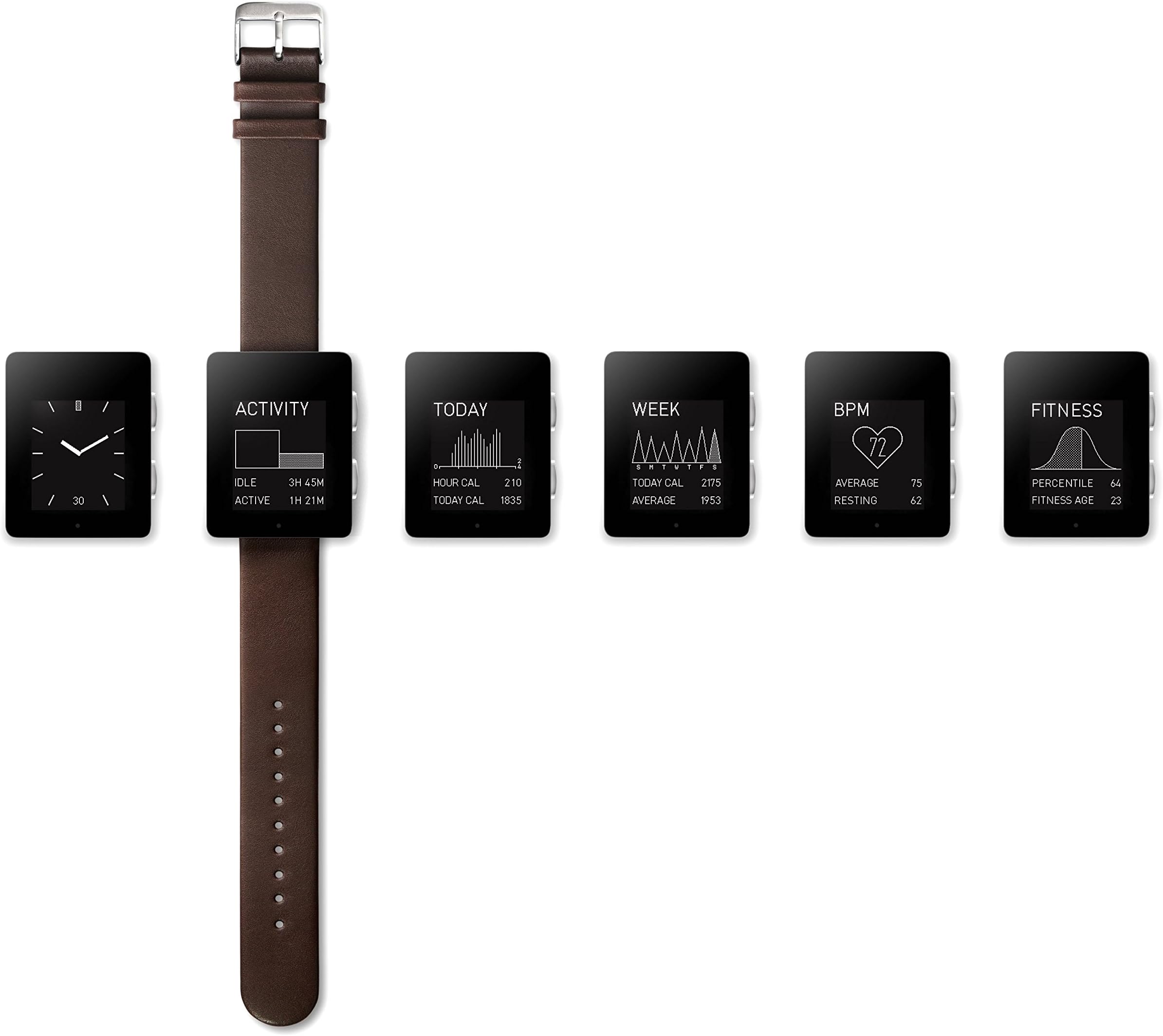 Wellograph Wearable Tech Watch - Silver