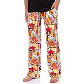 Mad Engine Pokemon Pajama Pants Men's Fire Type Charmander Chimchar Fennekin PJ Lounge Bottoms