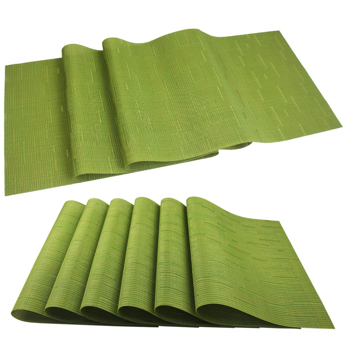 Best green table runner and placemats Your Kitchen