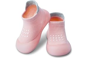 Dookeh Baby Sock Shoes Boys Girls First Walking Shoes Non-Slip Slippers Soft Sole Sneakers Toddler Infant Babygirl